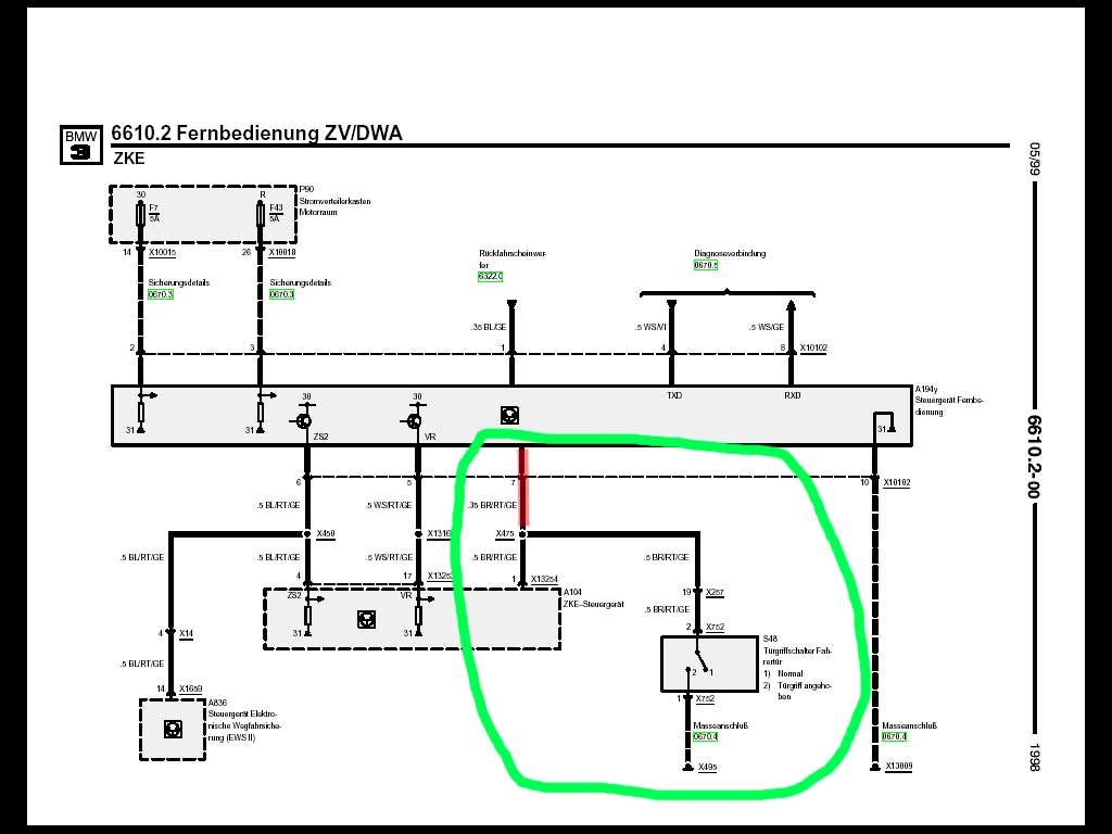 Schaltplan E36 - Wiring Diagram